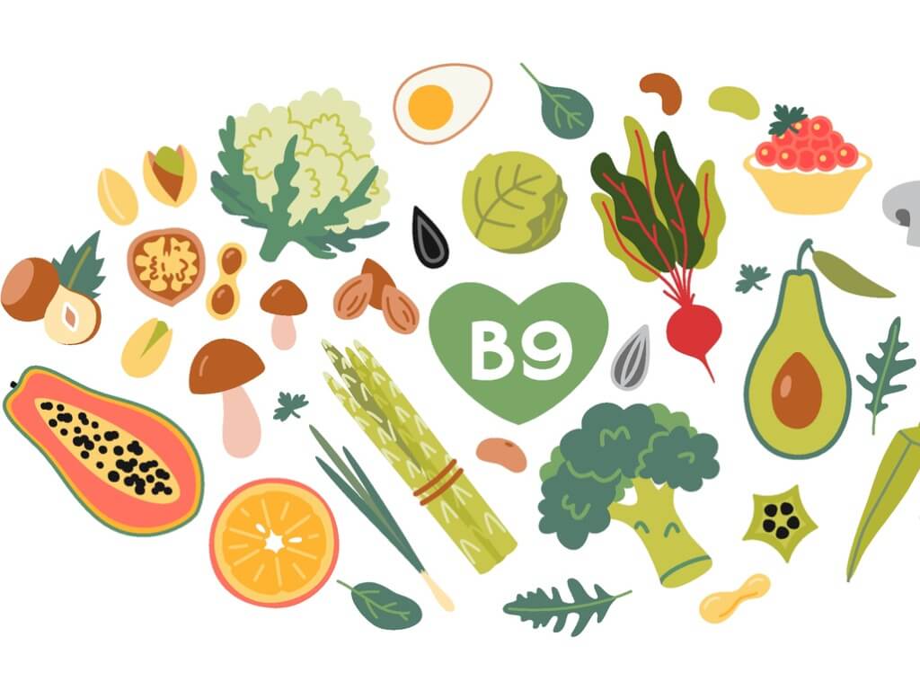 Ácido fólico en los alimentos